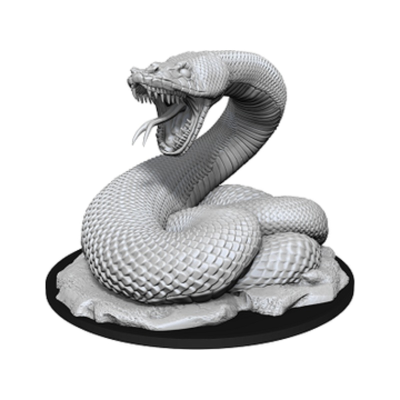 Wizkids - Dungeons and Dragons - Unpainted Miniature - Nolzurs Marvellous Miniatures - Giant Constructor Snake - 90164