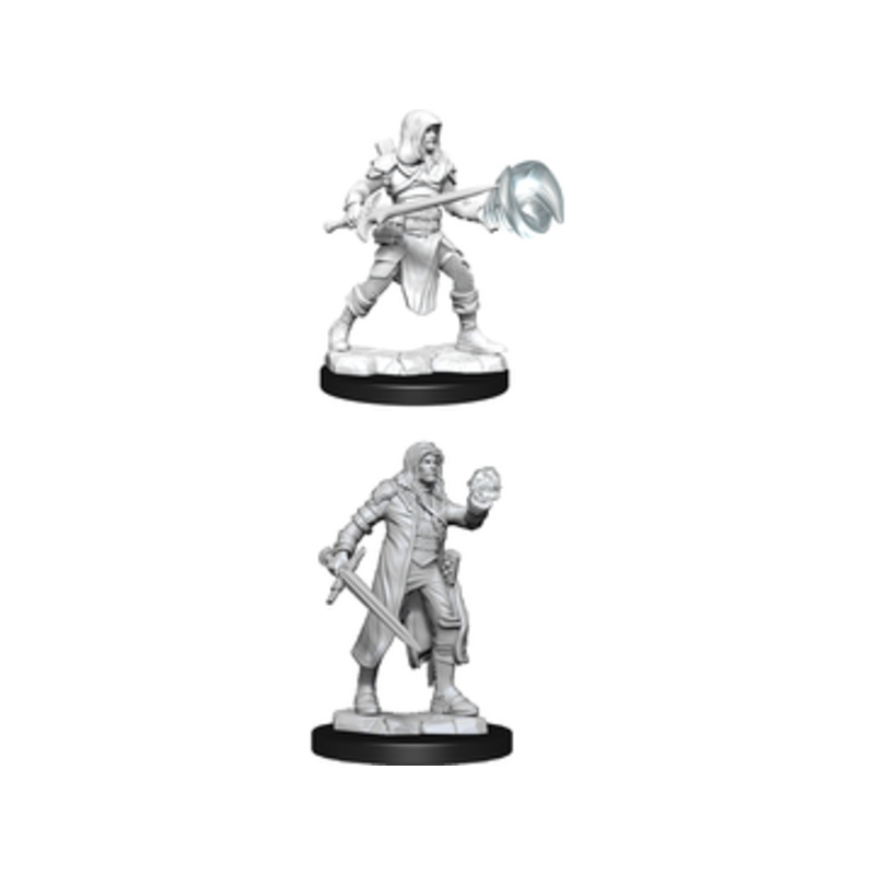Wizkids - Dungeons and Dragons - Unpainted Miniature - Nolzurs Marvellous Miniatures - Human Male Fighter/Wizard - 90150