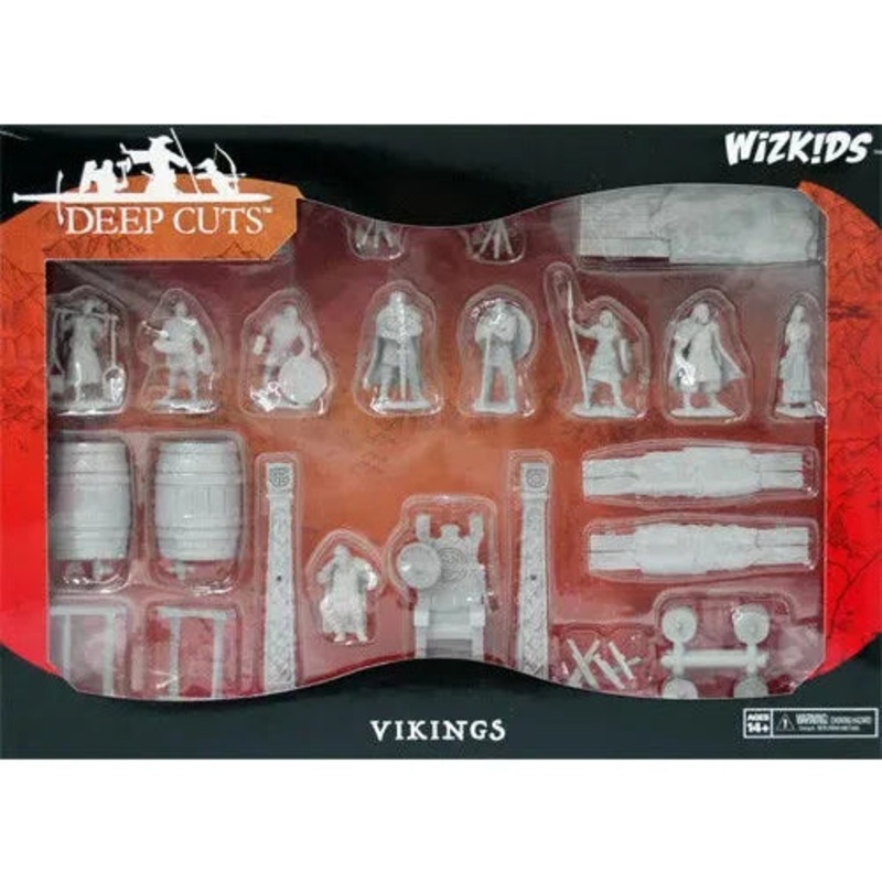 Wizkids - Dungeons and Dragons - Unpainted Miniature - Nolzurs Marvellous Miniatures - Vikings