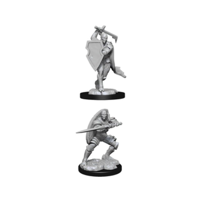 Wizkids - Dungeons and Dragons - Unpainted Miniature - Nolzurs Marvellous Miniatures - Warforged Male Fighter - 90147