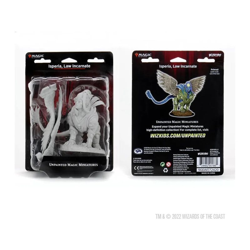 Wizkids - Magic the Gathering - Unpainted Miniature - Isperia Law Incarnate - 90186