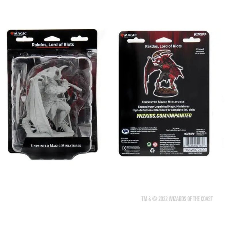 Wizkids - Magic the Gathering - Unpainted Miniature - Rakdos Lord of Riots - 90183