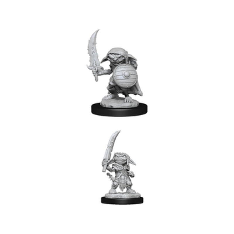 Wizkids - Pathfinder - Unpainted Miniature - Deep Cuts - Goblin Male Fighter - 90172