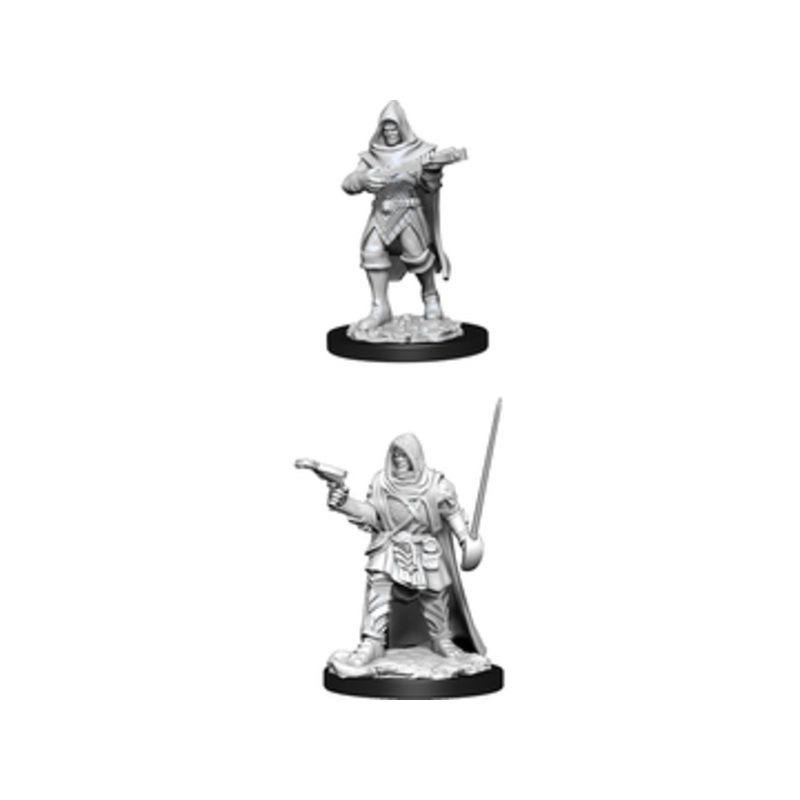 Wizkids - Pathfinder - Unpainted Miniature - Deep Cuts - Human Male Rogue - 90168