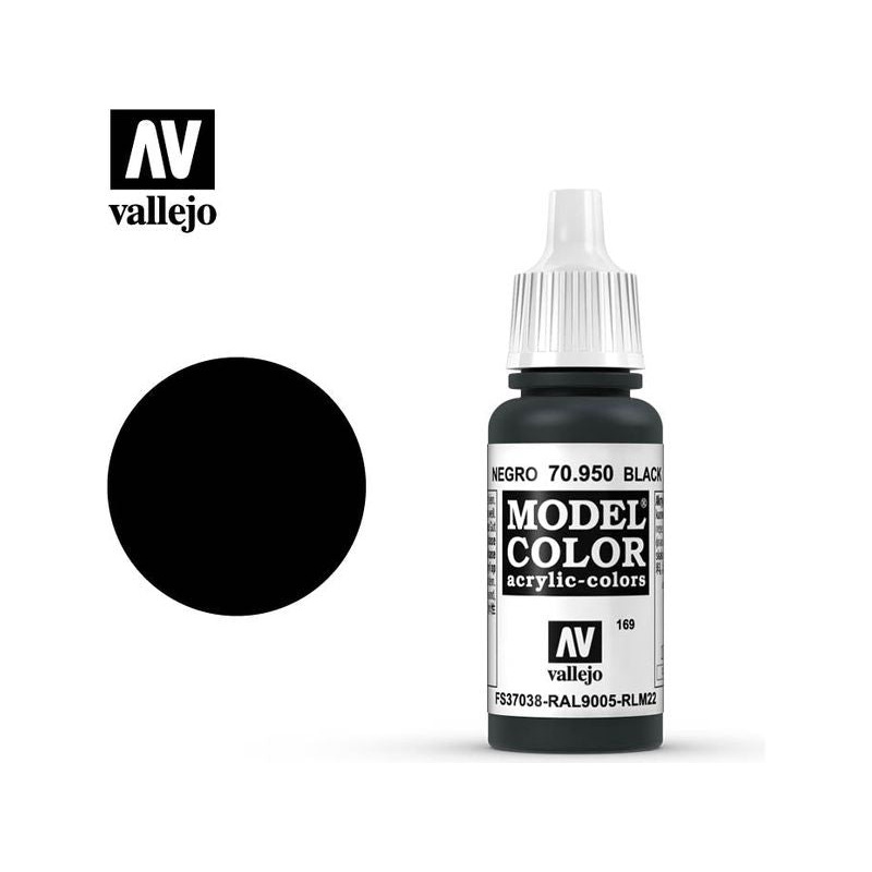 Acrylicos Vallejo - Black - 70 950