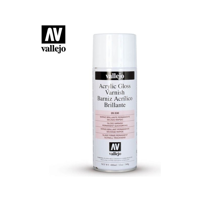 Acrylicos Vallejo - Paint Spray - Acrylic Gloss Spray Varnish - 28 530