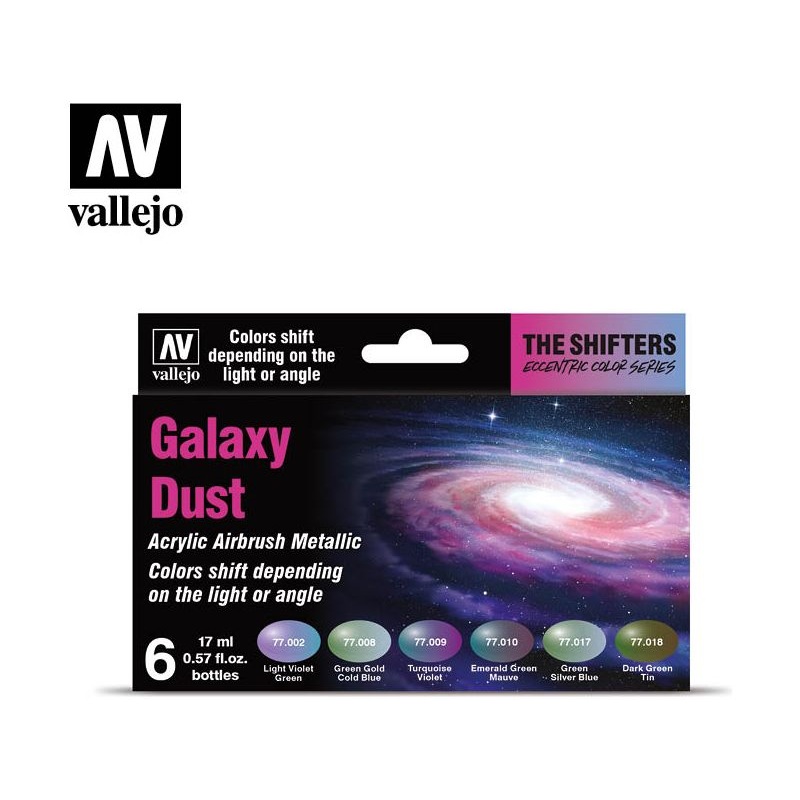 Acrylicos Vallejo - The Shifters - Galaxy Dust Set - 77 092