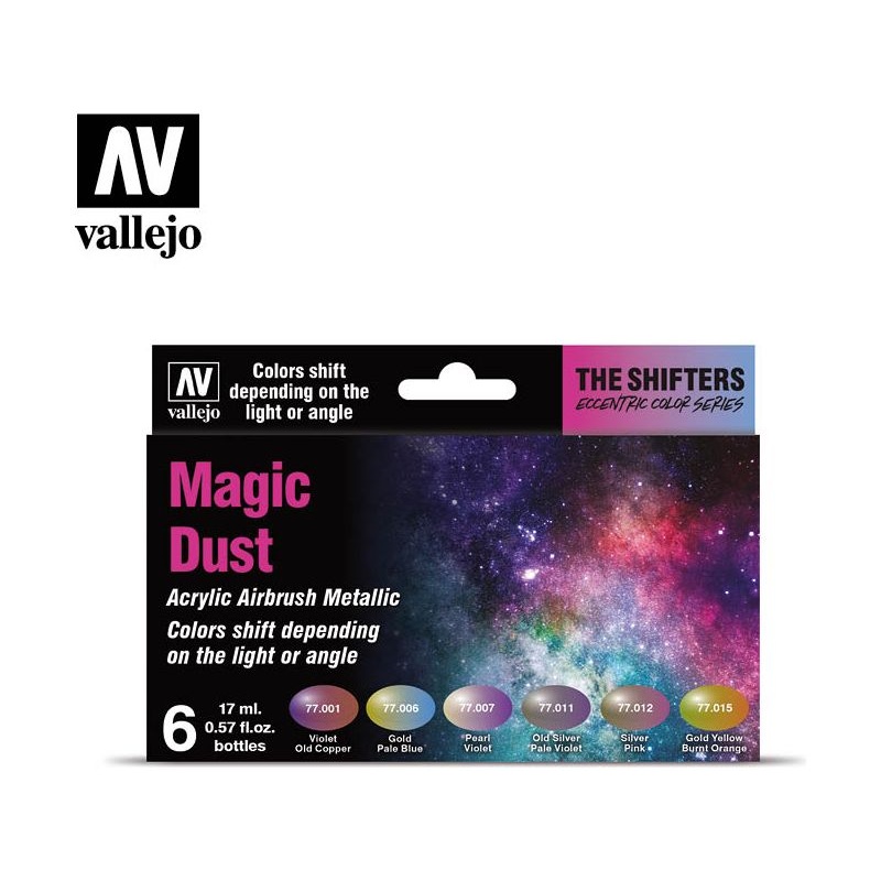 Acrylicos Vallejo - The Shifters - Magic Dust Set - 77 090