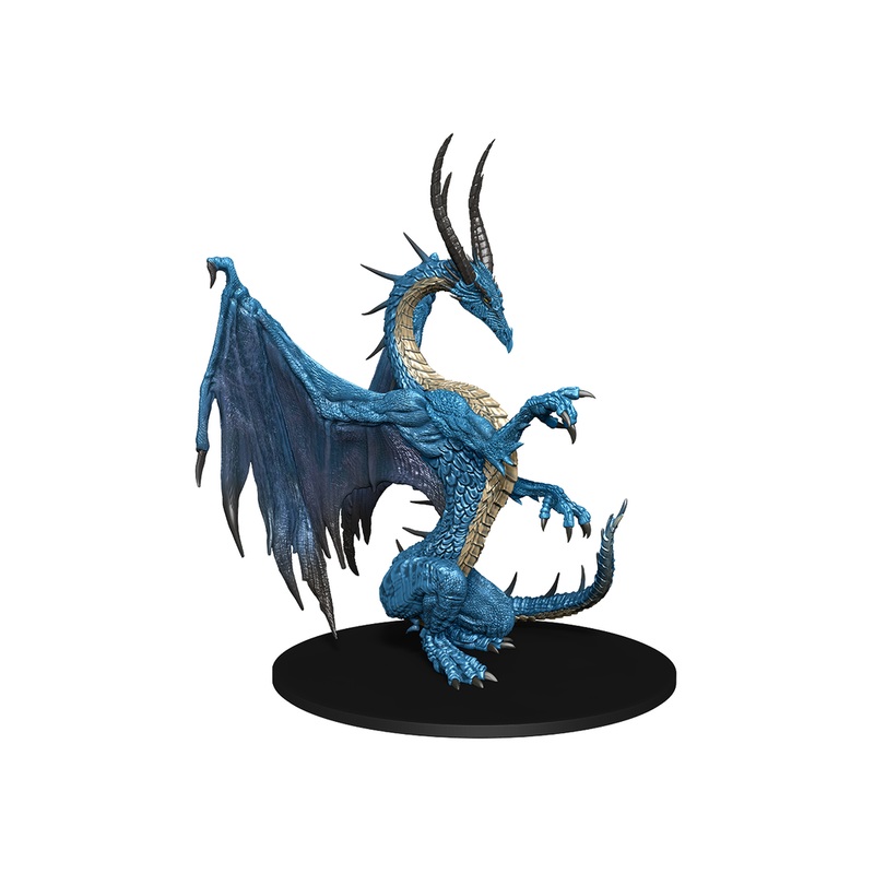 Paizo - Pathfinder - Unpainted Miniatures - Deep Cuts - Blue Dragon - 90267