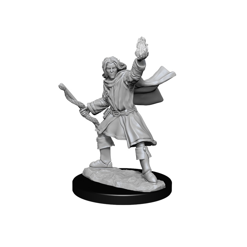 Paizo - Pathfinder - Unpainted Miniatures - Deep Cuts - Elf Sorcerer Male - 90262