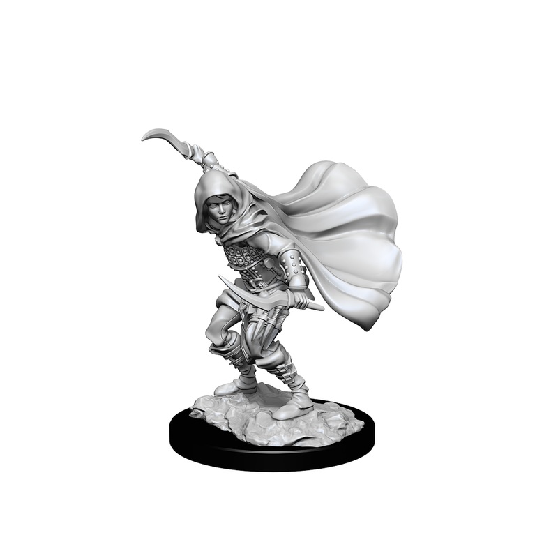 Paizo - Pathfinder - Unpainted Miniatures - Deep Cuts - Human Rogue Female - 90269