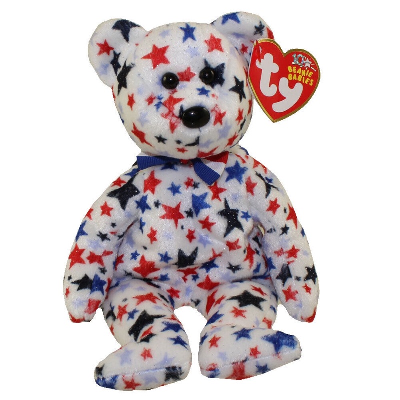 TY Beanie Babies - Red, White & Blue the Bear