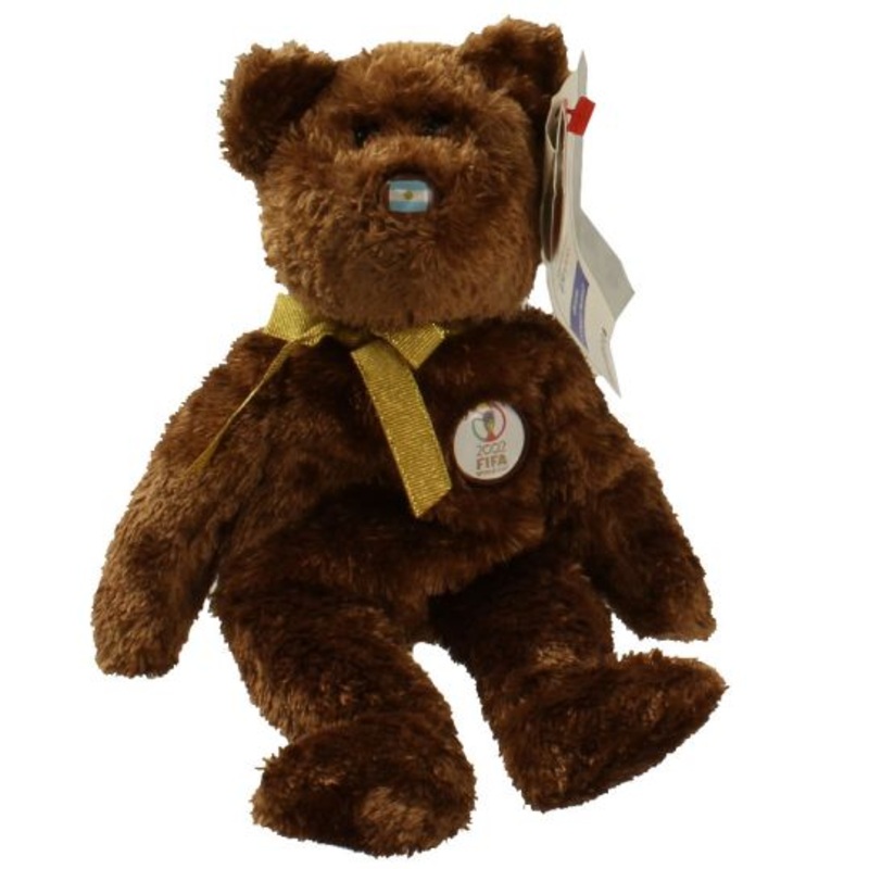 TY Beanie Baby - Champion the FIFA Bear - Argentina