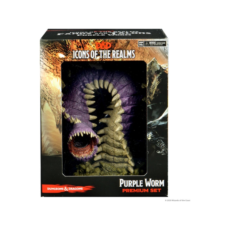 Wizards of the Coast - Dungeons and Dragons - Icons of the Realms - Purple Worm - Premium Set