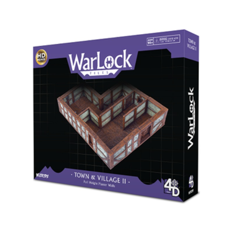 Wizkids - 4D Tiles - Warlock Dungeon Tiles II: Plaster Walls