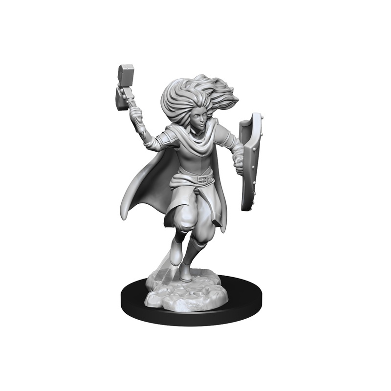 Wizkids - Dungeons and Dragons - Unpainted Miniature - Nolzurs Marvellous Miniatures - Changeling Cleric Male - 90237