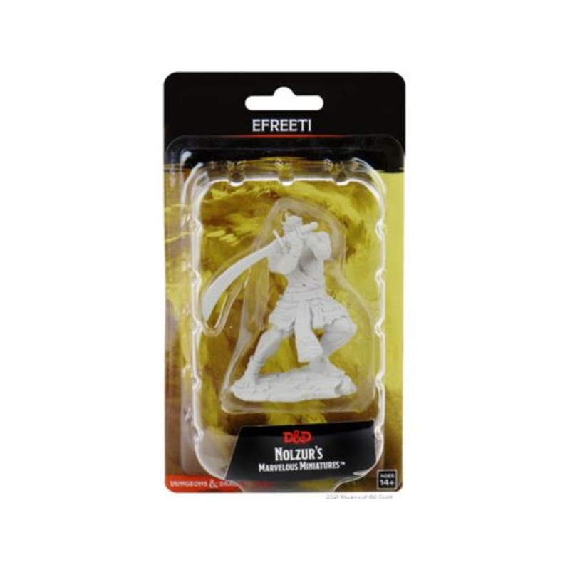 Wizkids - Dungeons and Dragons - Unpainted Miniature - Nolzurs Marvellous Miniatures - Efreeti - 90163