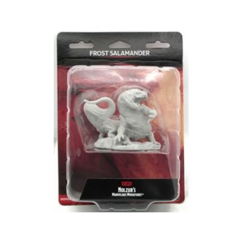 Wizkids - Dungeons and Dragons - Unpainted Miniature - Nolzurs Marvellous Miniatures - Frost Salamander - 90254