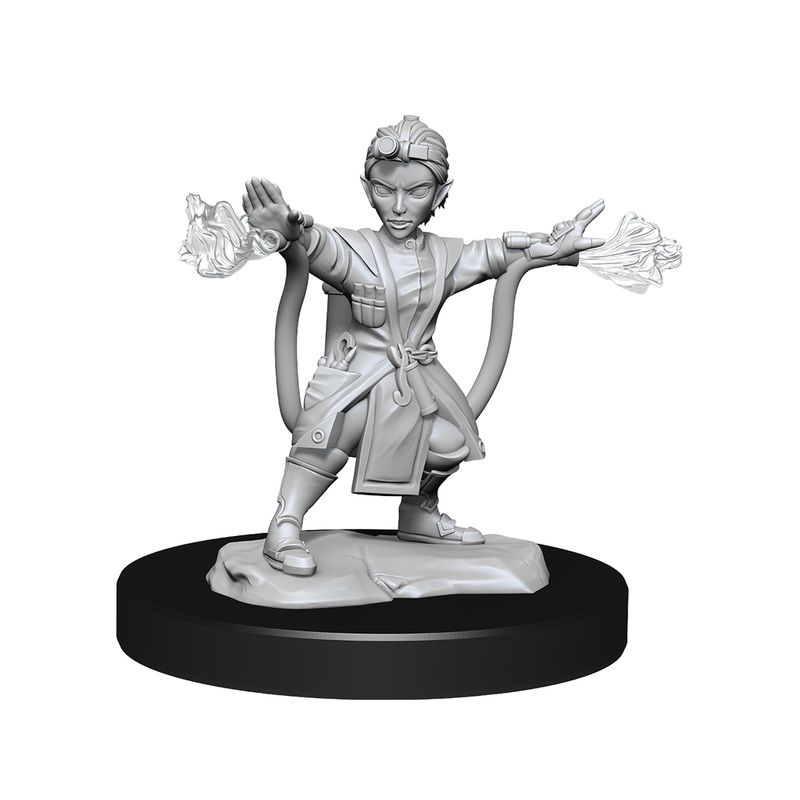 Wizkids - Dungeons and Dragons - Unpainted Miniature - Nolzurs Marvellous Miniatures - Gnome Artificer Female - 90231