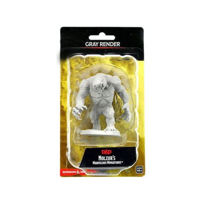 Wizkids - Dungeons and Dragons - Unpainted Miniature - Nolzurs Marvellous Miniatures - Grey Render - 90249