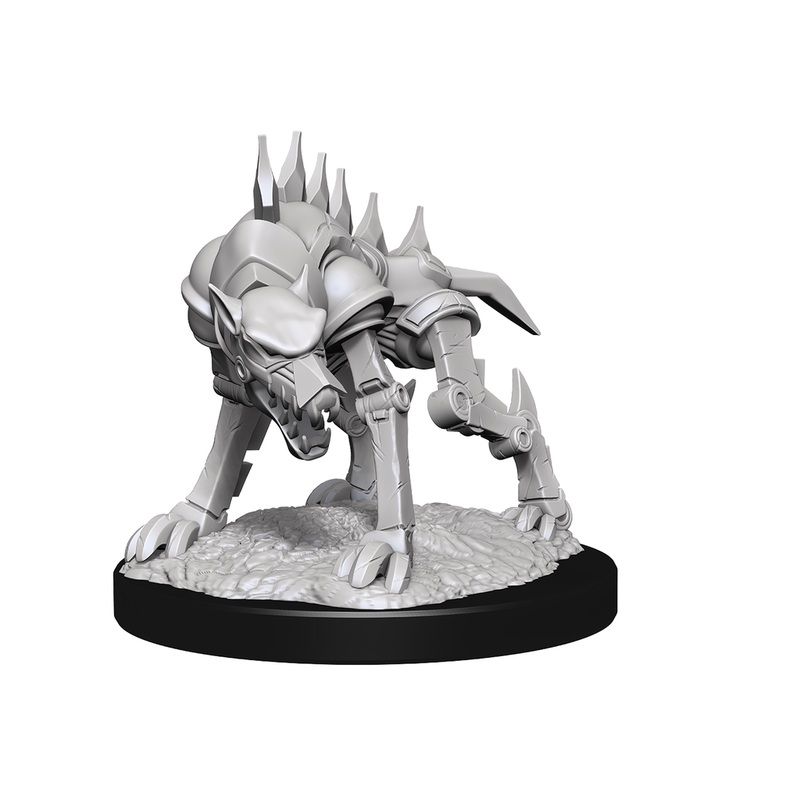 Wizkids - Dungeons and Dragons - Unpainted Miniature - Nolzurs Marvellous Miniatures - Iron Cobra and Iron Defender - 90243