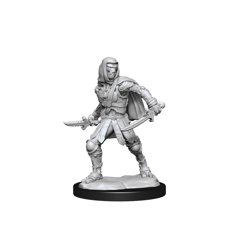 Wizkids - Dungeons and Dragons - Unpainted Miniature - Nolzurs Marvellous Miniatures - Warforged Rogue - 90236