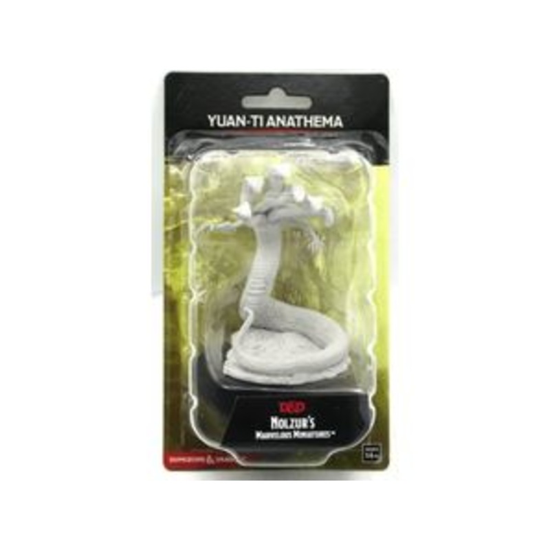 Wizkids - Dungeons and Dragons - Unpainted Miniature - Nolzurs Marvellous Miniatures - Yuan-Ti Anathema - 90256