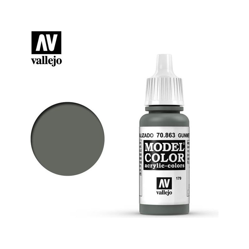 Acrylicos Vallejo - Gunmetal Grey - 70 863