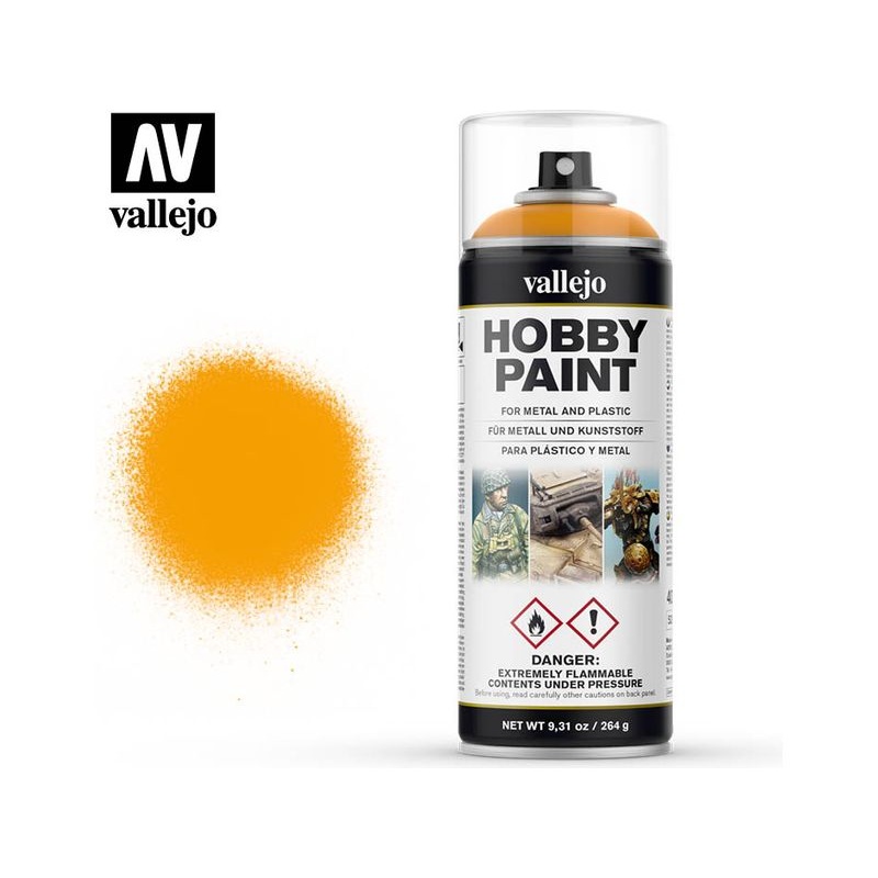 Acrylicos Vallejo - Paint Spray - Sun Yellow - 28 018