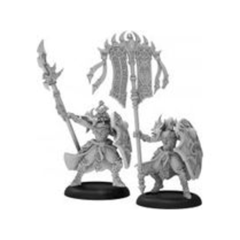 Privateer Press - Hordes - Skorne - Praetorian Karax Officer and Standard - PIP 74096