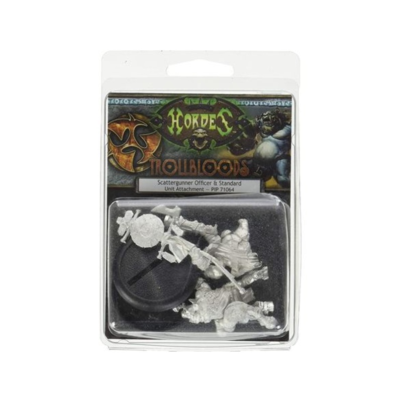 Privateer Press - Hordes - Trollbloods - Scattergunner Officer - Standard Unit - PIP 71064