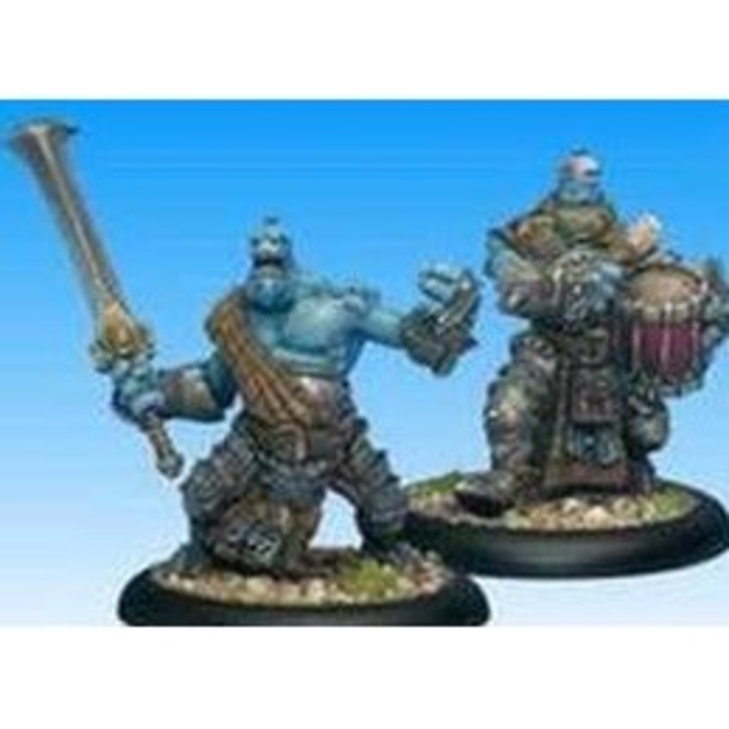 Privateer Press - Hordes - Trollbloods - Trollkin Fennblade Officer and Drummer - PIP 71052