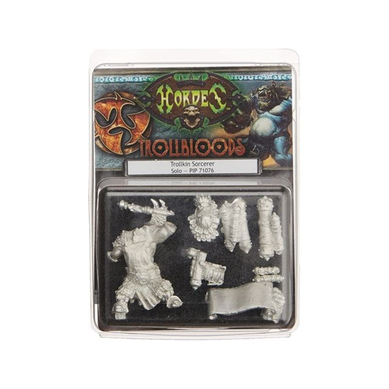 Privateer Press - Hordes - Trollbloods - Trollkin Sorcerer Solo - PIP 71076