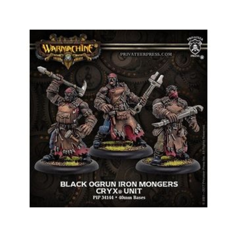 Privateer Press - Warmachine - Cryx - Black Ogrun Ironmongers Unit - PIP 34144
