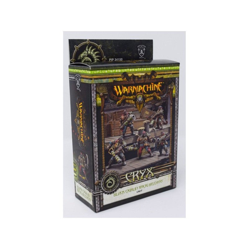 Privateer Press - Warmachine - Cryx - Black Ogrun Smog Belchers Unit - PIP 34150
