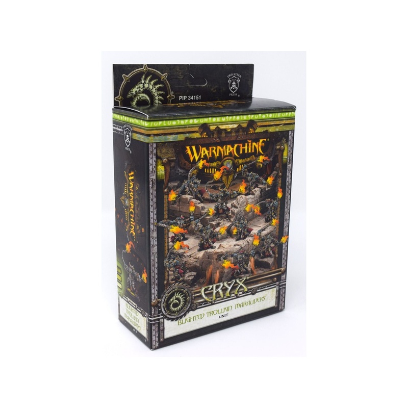 Privateer Press - Warmachine - Cryx - Blighted Trollkin Marauders Unit - PIP 34151
