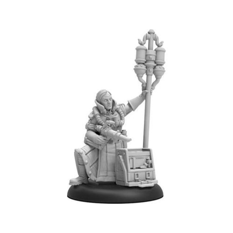 Privateer Press - Warmachine - Crucible Guard - Doctor Adolpheus Morely Command Attachment - PIP 37006