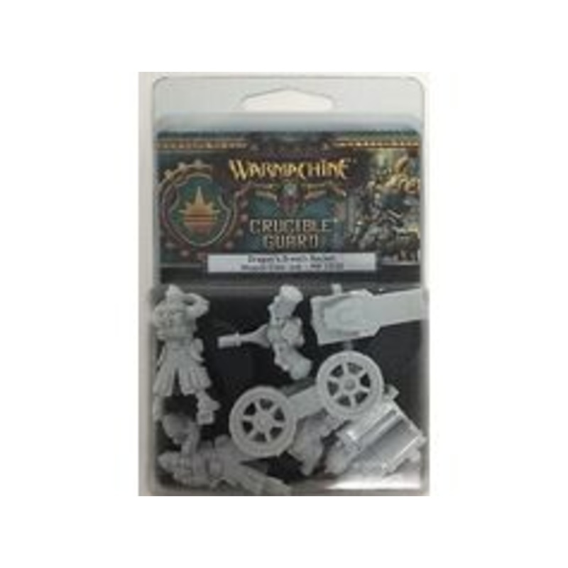 Privateer Press - Warmachine - Crucible Guard - Dragons Breath Rocket Weapon Crew Unit - PIP 37020
