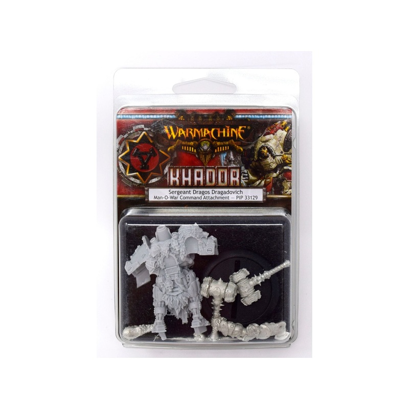 Privateer Press - Warmachine - Khador - Sergeant Dragos Dragadovich - Khador Command Attachment - PIP 33129