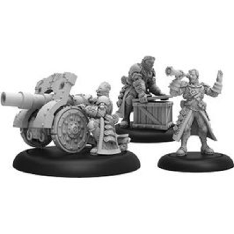 Privateer Press - Warmachine - Mercenaries - Steelhead Cannon Crew Unit - PIP 41154