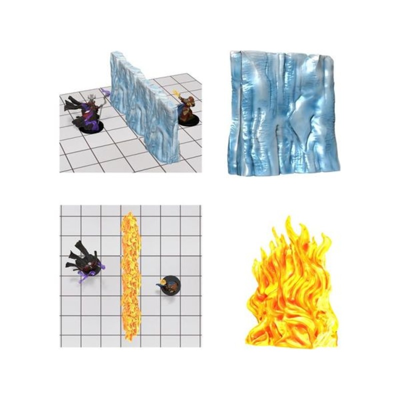 Wizkids - Dungeons and Dragons Spell Effects: Wall of Fire and Wall of Ice