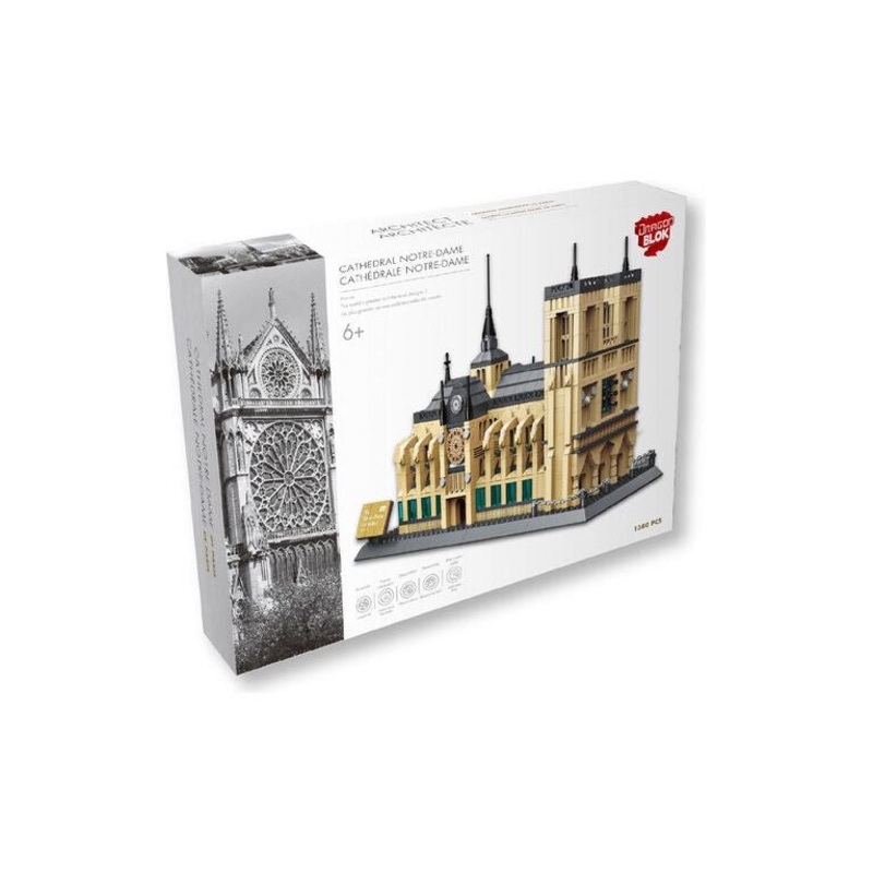 Import Dragon - Dragon Blok - Cathedral Notre Dame de Paris - Building Blocks Model