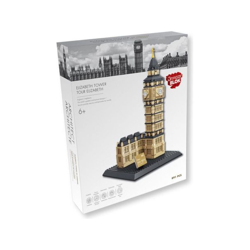 Import Dragon - Dragon Blok - Elizabeth Tower - Building Blocks Model