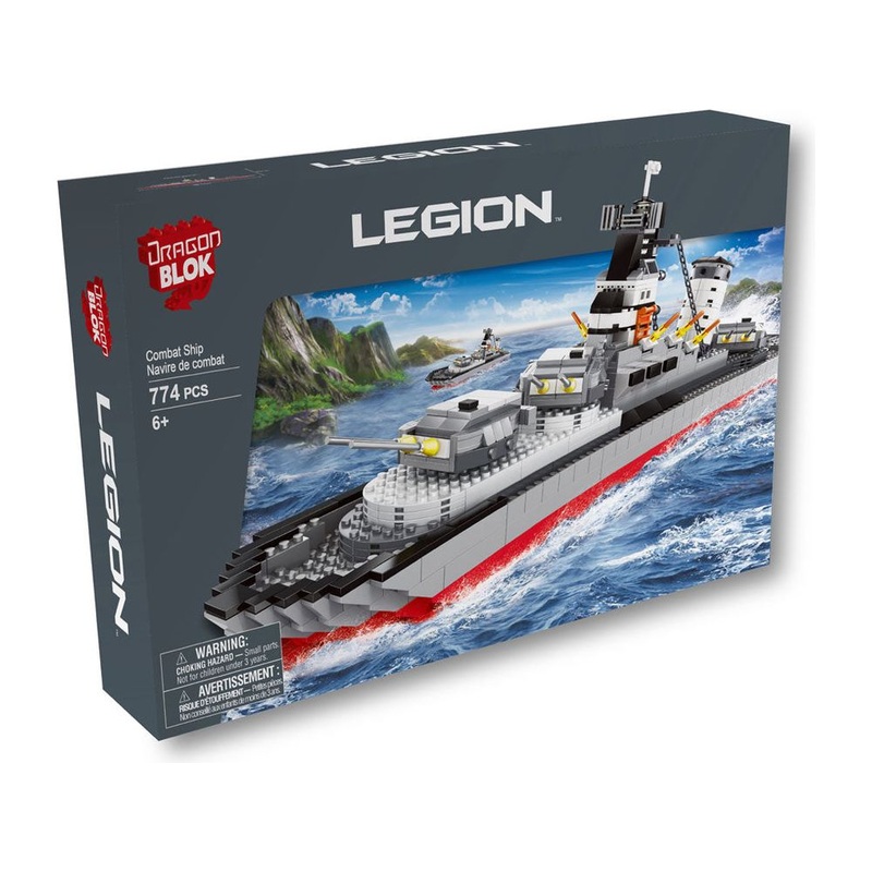 Import Dragon - Dragon Blok - Legion - Combat Ship - Building Blocks Model