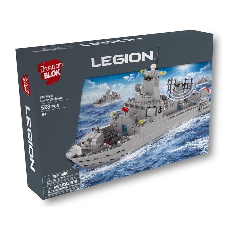 Import Dragon - Dragon Blok - Legion - Destroyer Ship - Building Blocks Model