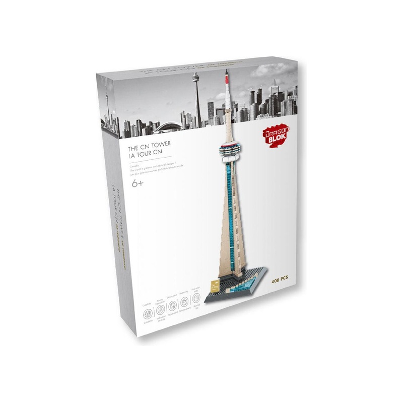 Import Dragon - Dragon Blok - The CN Tower - Building Blocks Model