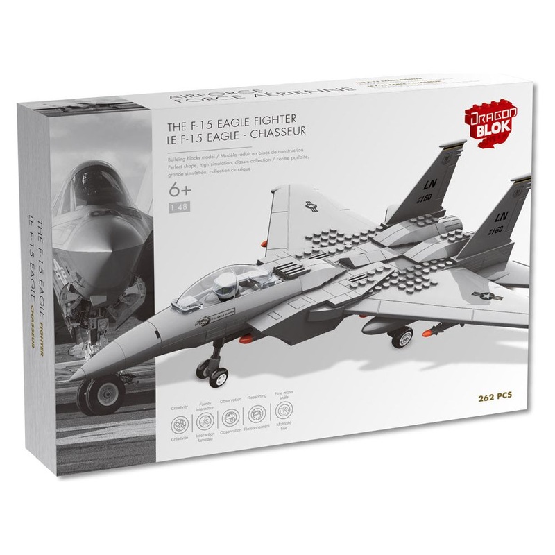 Import Dragon - Dragon Blok - The F-15 Eagle Fighter - Building Blocks Model