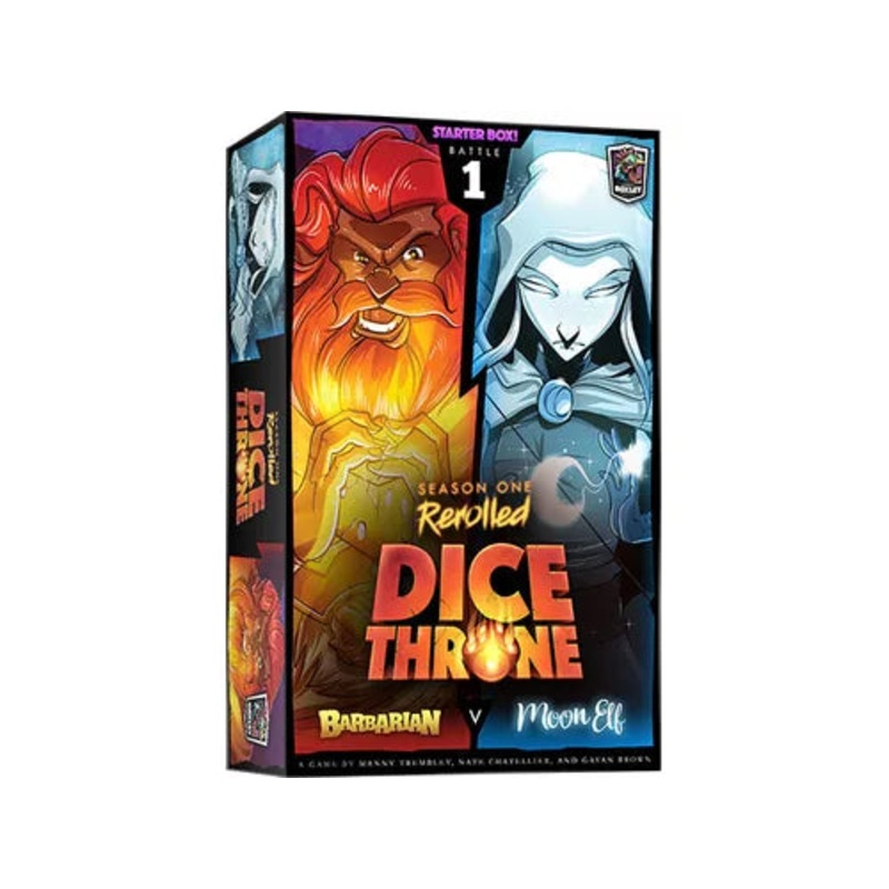 Roxley Games - Dice Throne - Season 1 - Barbarian vs Moon Elf