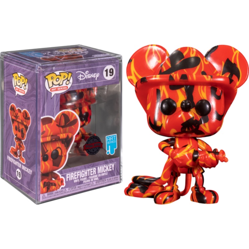 POP! - Movies - Art Series - Disney - Firefighter Mickey Mouse