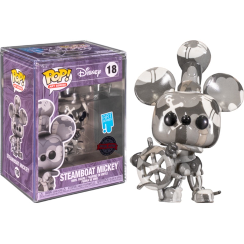 POP! - Movies - Art Series - Disney - Steamboat Mickey Mouse